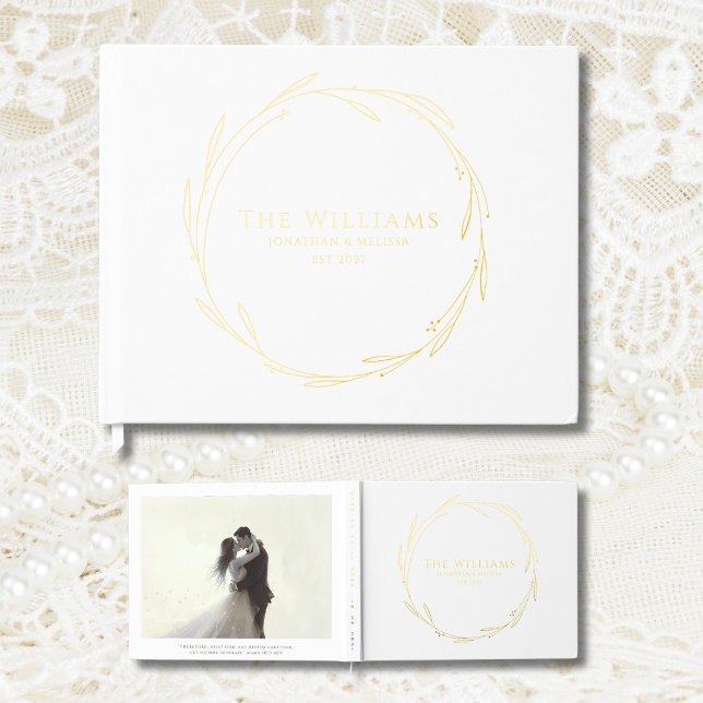 Elegante libro de invitado libro de Relieve metali (Subido por el creador)