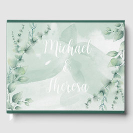 Elegante libro de invitados de boda