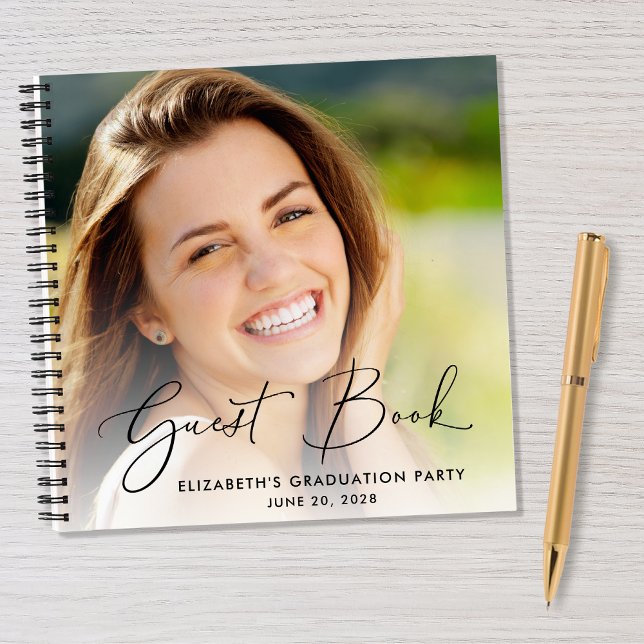 Elegante libro de invitados de la fiesta de gradua (Subido por el creador)