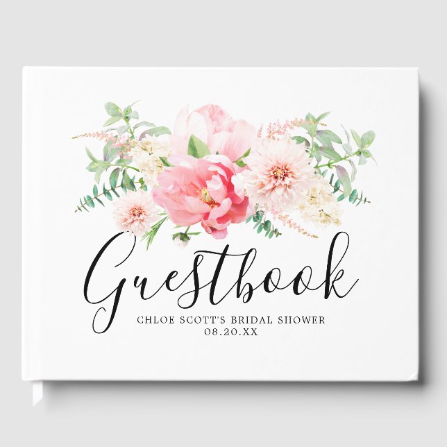 Elegante Libro de Invitados para Despedida de Solt (Anverso)
