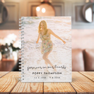 Elegante libro de invitados para funerales de Moda