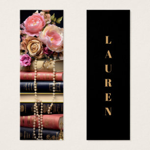 Elegante libro de la serie floral de libros