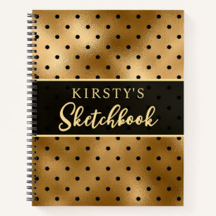 Elegante libro de Relieve metalizado dorado y punt