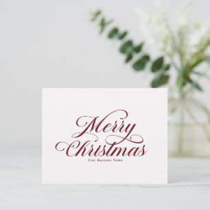Elegante Logotipo Comercial de Navidad con Letra R