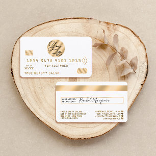 Elegante logotipo de tarjeta de crédito moderna de