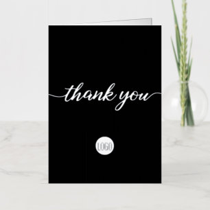 Elegante Logotipo Vertical Personalizado Negro Oro