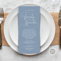 Elegante Lugar De Cena Moderno Menú De Aprecio Tar