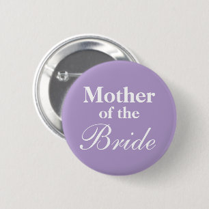 Elegante madre de la novia botón lavanda púrpura