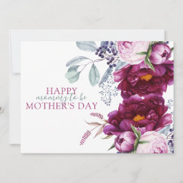 Elegante mamá del día de la madre para ser floral