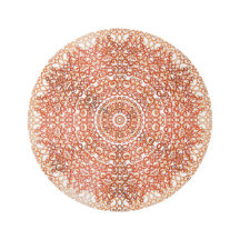 Elegante Mandala Boho Moda Blanco y Cobre