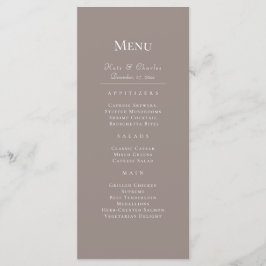 Elegante marco fotográfico Menú boda de código Qr