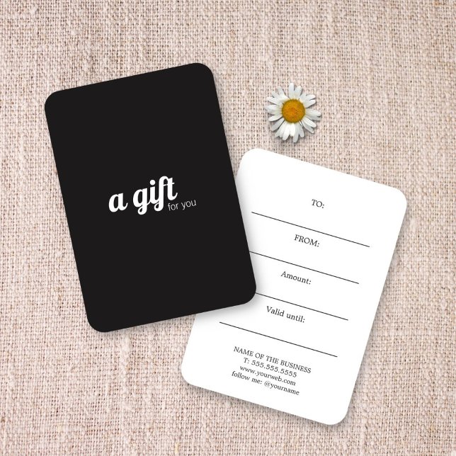 Elegante marfil Minimalista blanco negro (Subido por el creador)