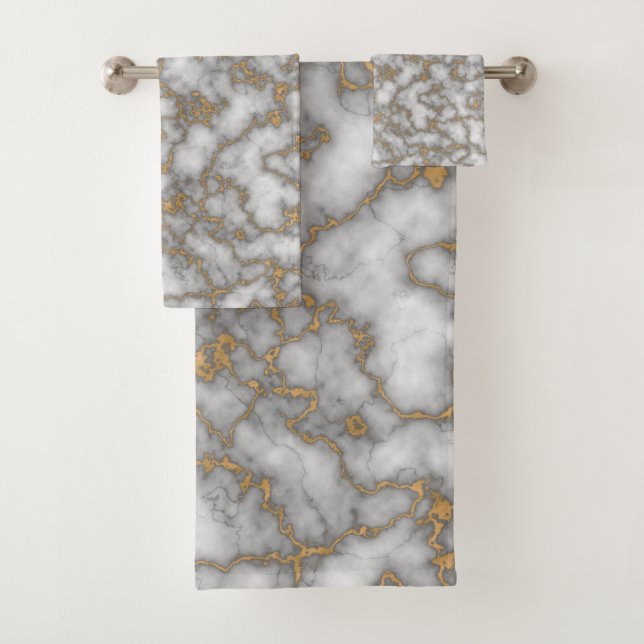 Elegante Mármol de Oro Blanco (In situ)