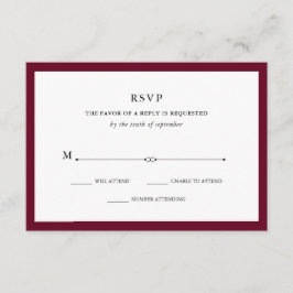 Elegante | Marsala RSVP