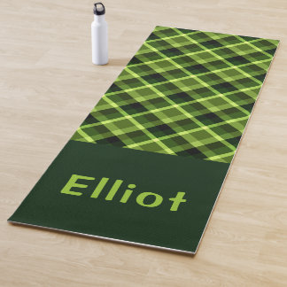 Elegante Mat de yoga verde crema