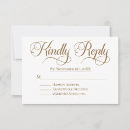 Elegante matrimonio islámico minimalista RSVP