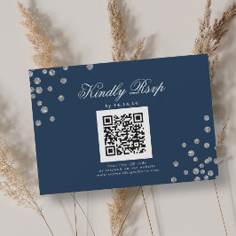 Elegante matrimonio QR RSVP Marina de Confetti Pla