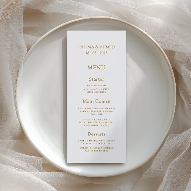Elegante Menú de Cena de Boda con Letra Dorada Min (Subido por el creador)