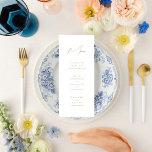 Elegante menú Minimalista de Boda de guiones dorad<br><div class="desc">Completamente personalizable,  este elegante menú boda incluye fuentes elegantes con una estética minimalista. La parte trasera está dotada de una zona para la personalización adicional. Parte de una colección.</div>