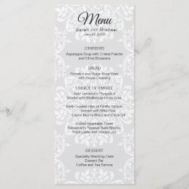 Elegante menú tradicional de Boda fotográfico