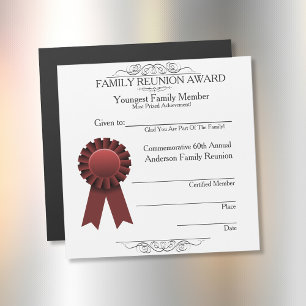 Elegante miembro más joven Premios a la Reunión Fa