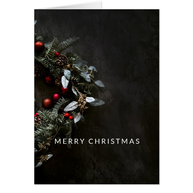 Elegante, Mínima Navidad de la flor de la corona (Frente)