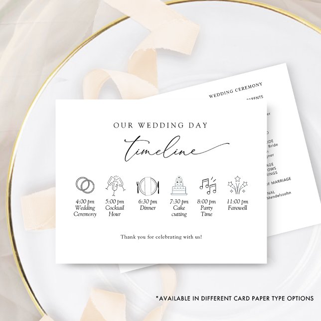Elegante Minimal, simple línea de tiempo Boda, pro (Subido por el creador)