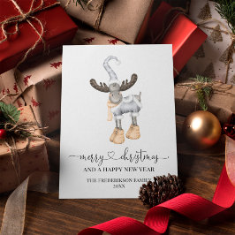 Elegante Minimalismo Nórdico Feliz Navidad