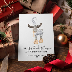 Elegante Minimalismo Nórdico Feliz Navidad