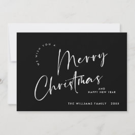 Elegante Minimalista Feliz de Navidad