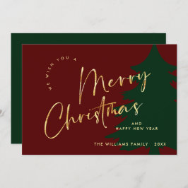 Elegante Minimalista Feliz de Navidad