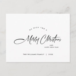 Elegante Minimalista Feliz de Navidad
