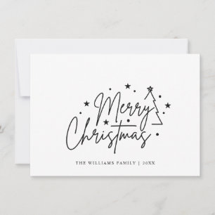 Elegante Minimalista Feliz de Navidad