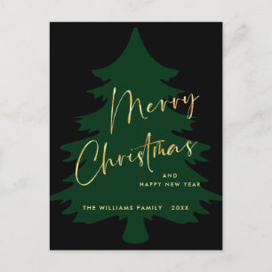 Elegante Minimalista Feliz de Navidad