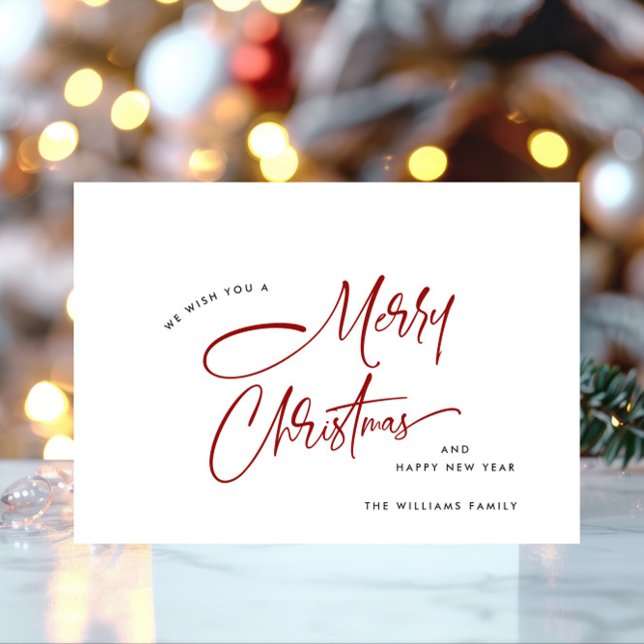 Elegante Minimalista Feliz Navidad (Subido por el creador)