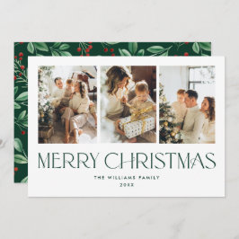 Elegante Minimalista Feliz Navidad 3 Foto