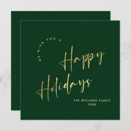 Elegante Minimalista Feliz Navidad Moderno Saludo