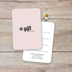 Elegante Minimalista Rosa pálido blanco negro