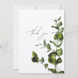Elegante minimalista Sage Eucalyptus Tarjeta de ag