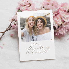 Elegante Minimalista, ¿Serás Mi Noviaria?