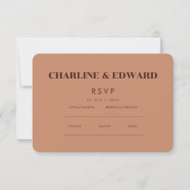 Elegante minimalista | Sitio web de RSVP y QR