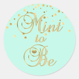 Elegante MINT PARA SER Sellos para sobres Bodas de