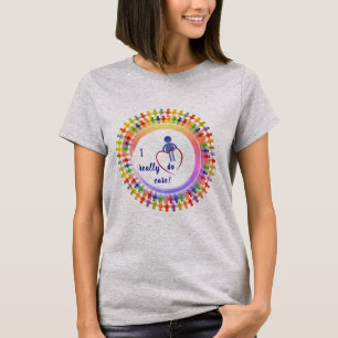 Elegante Misteridad Cuidando Camiseta