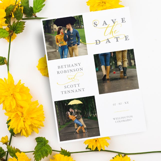 Elegante Moda Amarillo 3 Fotos Sofisticado Boda (Subido por el creador)