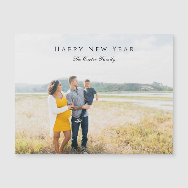Elegante Moda de Embarazo con guión de Año Nuevo F (Anverso)