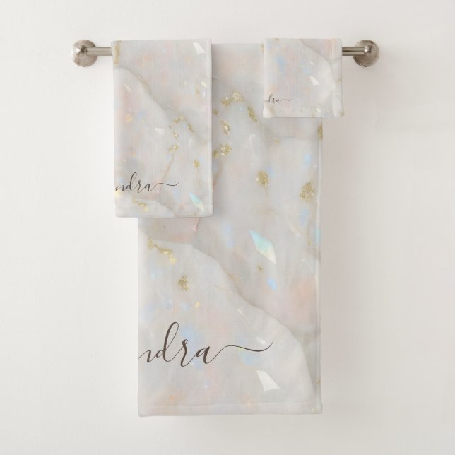 Elegante Moda de mármol opal irlandés (In situ)