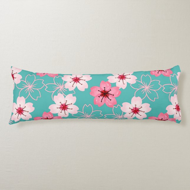 Elegante moda floral almohada de estampado de cere (Anverso)