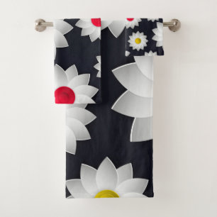 Elegante moda floral girasol cerezo flor