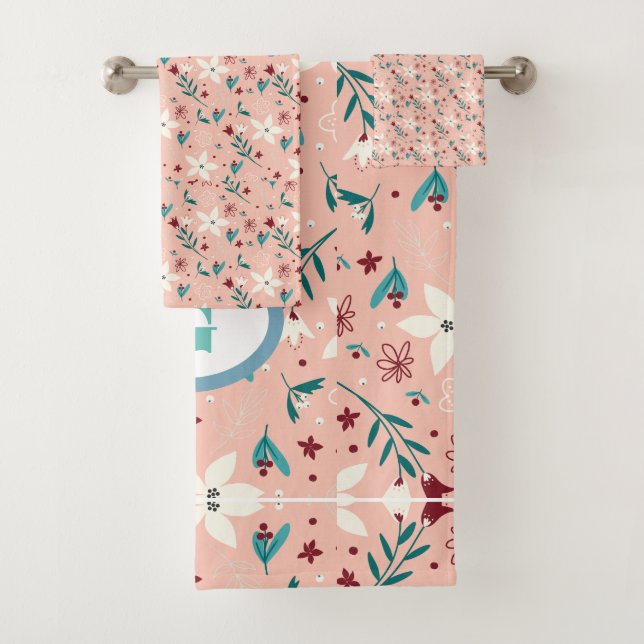 Elegante Moda froral Patrón rosa (In situ)