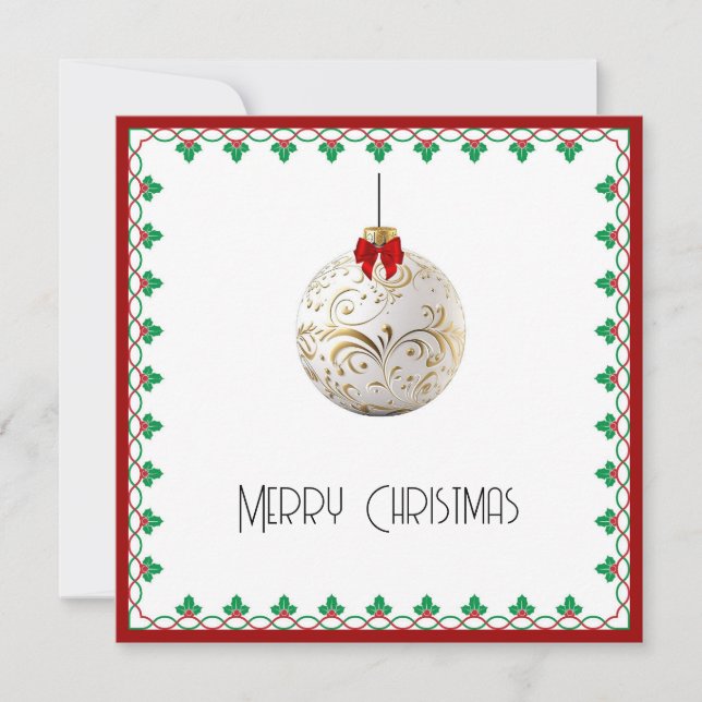 Elegante Moda moderna colorida bola de navidad (Anverso)